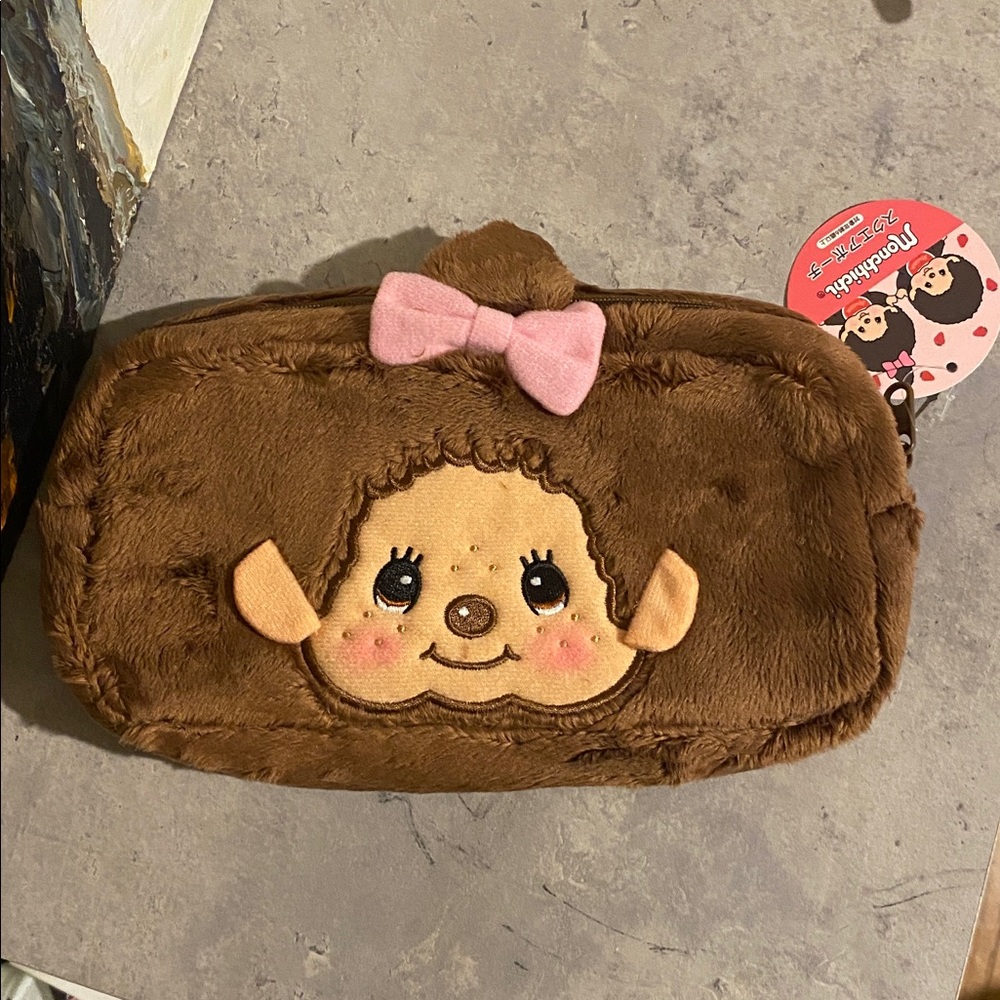 Monchhichi Makeup Zip Bag